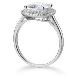 Sophia Cushion Cut Halo Ring -Trudiamonds T3048 PC 2