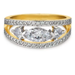 Tru-Diamonds Marquise Ring -Trudiamonds T3050 GC 3