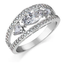 Tru-Diamonds Marquise Ring -Trudiamonds T3050 PC 1