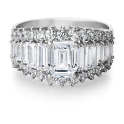 Angelina Emerald Cut Ring -Trudiamonds T3052 PC 3