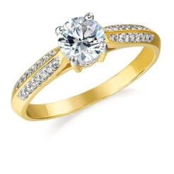 1.2 Ct. T.w. Petite Accolade Ring