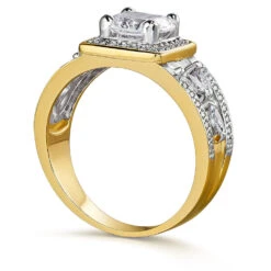 Classic Cushion Cut Cocktail Ring -Trudiamonds T3056 GC 2