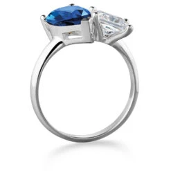 Toi Et Moi Tru-Sapphire And Princess Cut Ring -Trudiamonds T3058 PC 2 b8050684 35f5 496e b7e0 3fbef8cae63b