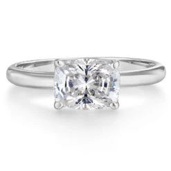 2 Ct. East-West Cushion Ring 14 2 Ct. East-West Cushion Ring -Trudiamonds T3062 PC 3