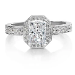 Emerald Cut Heirloom Ring -Trudiamonds T3064 PC 3