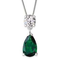 Tru-Emerald Chéri Amour Pendant -Trudiamonds T5030 PC