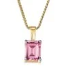 Pink Emerald Cut Pendant 1 Pink Emerald Cut Pendant -Trudiamonds T5061 GC 995dc65c 39b7 42e0 a9ac 359066fe381d