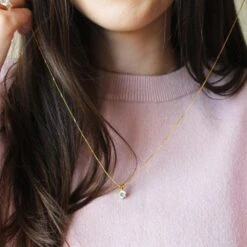 1 Ct. Tulip Pendant -Trudiamonds T5084 GC 5