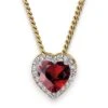 Tru-Ruby Glowing Heart Pendant