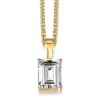 2.5 Ct. Emerald Cut Pendant
