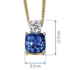Tru-Sapphire Perfection Pendant -Trudiamonds T5271 GC 1