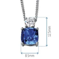 Tru-Sapphire Perfection Pendant -Trudiamonds T5271 PC 1
