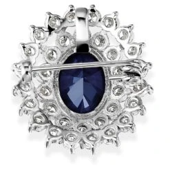 Diana’s Royal Brooch -Trudiamonds T5277 PC brooch Back