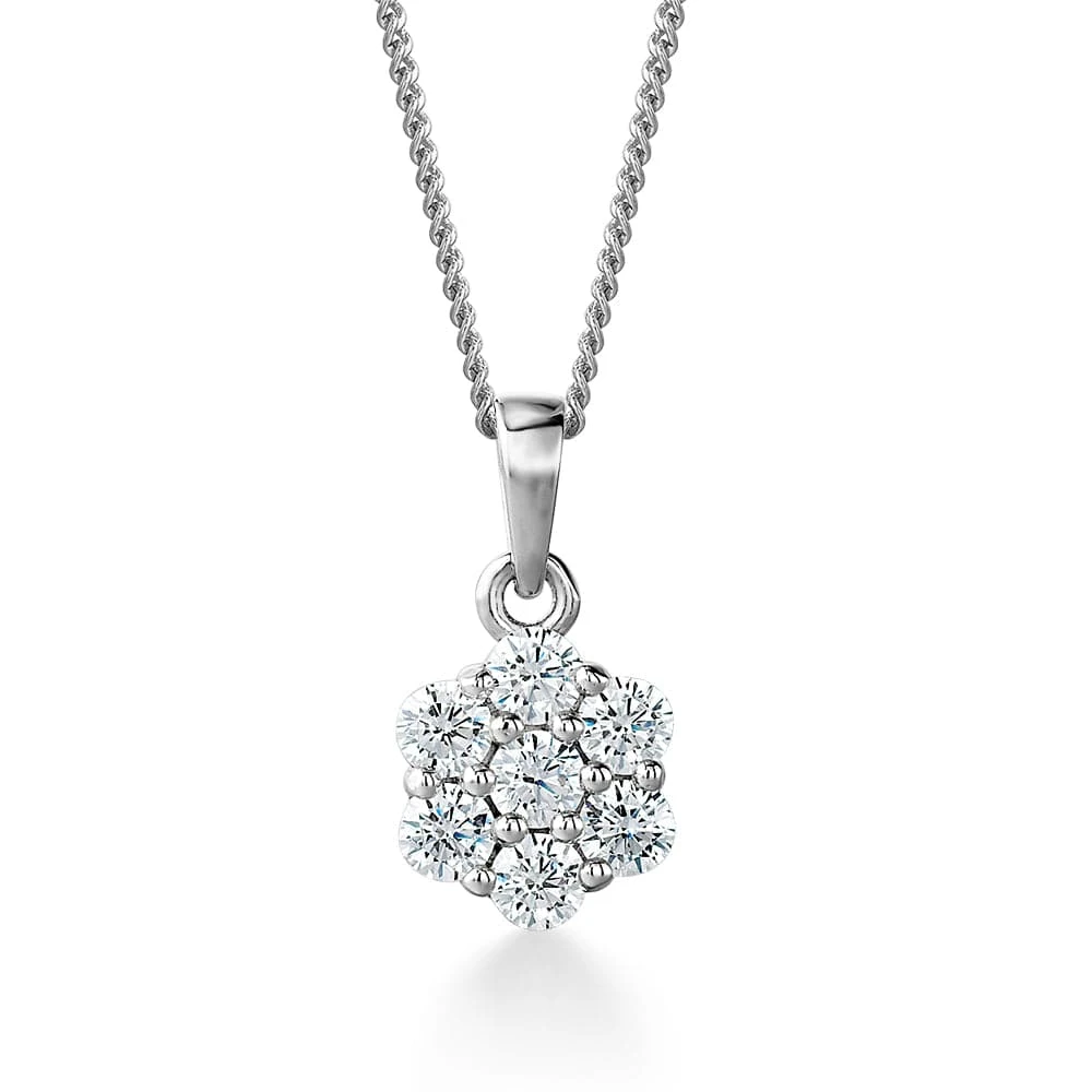 0.7 Ct. T.w. Eternal Bouquet Pendant 4 0.7 Ct. T.w. Eternal Bouquet Pendant - Image 2