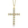 Royal Princess Cross Pendant 2 Royal Princess Cross Pendant -Trudiamonds T5326 GC