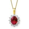 Royal Tru-Ruby Pendant -Trudiamonds T5348 GC