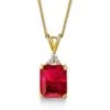 Ruby Inspiration Pendant -Trudiamonds T5412 GC