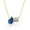Toi Et Moi Tru-Sapphire And Princess Necklace -Trudiamonds T5503 GC 9378549a 76c7 4d64 ba30 3e08a8ea2927