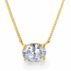 2 Ct. East-West Oval Necklace -Trudiamonds T5557 GC f50033e5 c1ae 4661 8e8e 102c3b2f1d8a