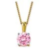 2 Ct. Pink Ice Pendant -Trudiamonds T5597 GC