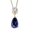 Tru-Sapphire Chéri Amour Pendant 2 Tru-Sapphire Chéri Amour Pendant -Trudiamonds T5700 GC