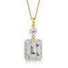 Emerald Cut Heirloom Pendant -Trudiamonds T5816 GC