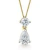 2.75 Ct. T.w. Teardrop Pendant -Trudiamonds T5826 GC
