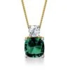 Tru-Emerald Perfection Pendant 2 Tru-Emerald Perfection Pendant -Trudiamonds T5837 GC