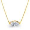 2 Ct. East-West Marquise Necklace
