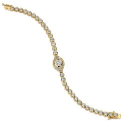 Tru-Diamonds Pavé Tennis Bracelet 10 Tru-Diamonds Pavé Tennis Bracelet -Trudiamonds T7006 GC 1