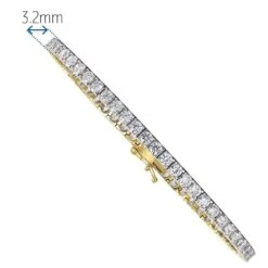 Simply Chic Tennis Bracelet -Trudiamonds T7300 GC 1