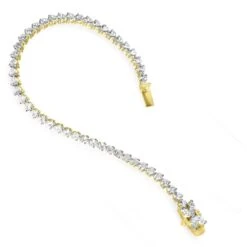 Tiffany Style Tennis Bracelet -Trudiamonds T7302 GC
