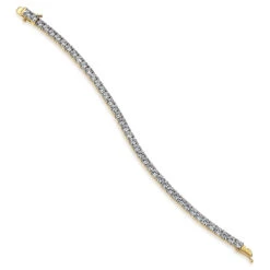 Divine Tennis Bracelet -Trudiamonds T7310 GC 2