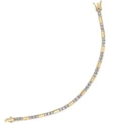 Side By Side Bracelet -Trudiamonds T7358 GC 2