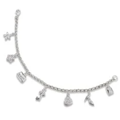 Charm Bracelet -Trudiamonds T7405 PC