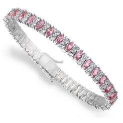 Pink 'n White Delight Bracelet -Trudiamonds T7471 PC 1 7c5cee56 7d4b 48d7 9947 ea30af67bd82