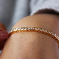 Princess Style Box Bracelet -Trudiamonds T7811 5