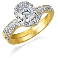 Cincature Ring Set -Trudiamonds T8056 GC