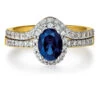 Tru-Sapphire Cincature Ring Set -Trudiamonds T8067 GC 3